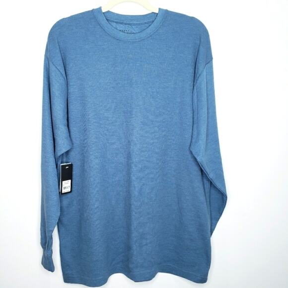 Galaxy By Harvic Other - Long Sleeve Thermal Shirt Large Blue Galaxy by Harvic NEW